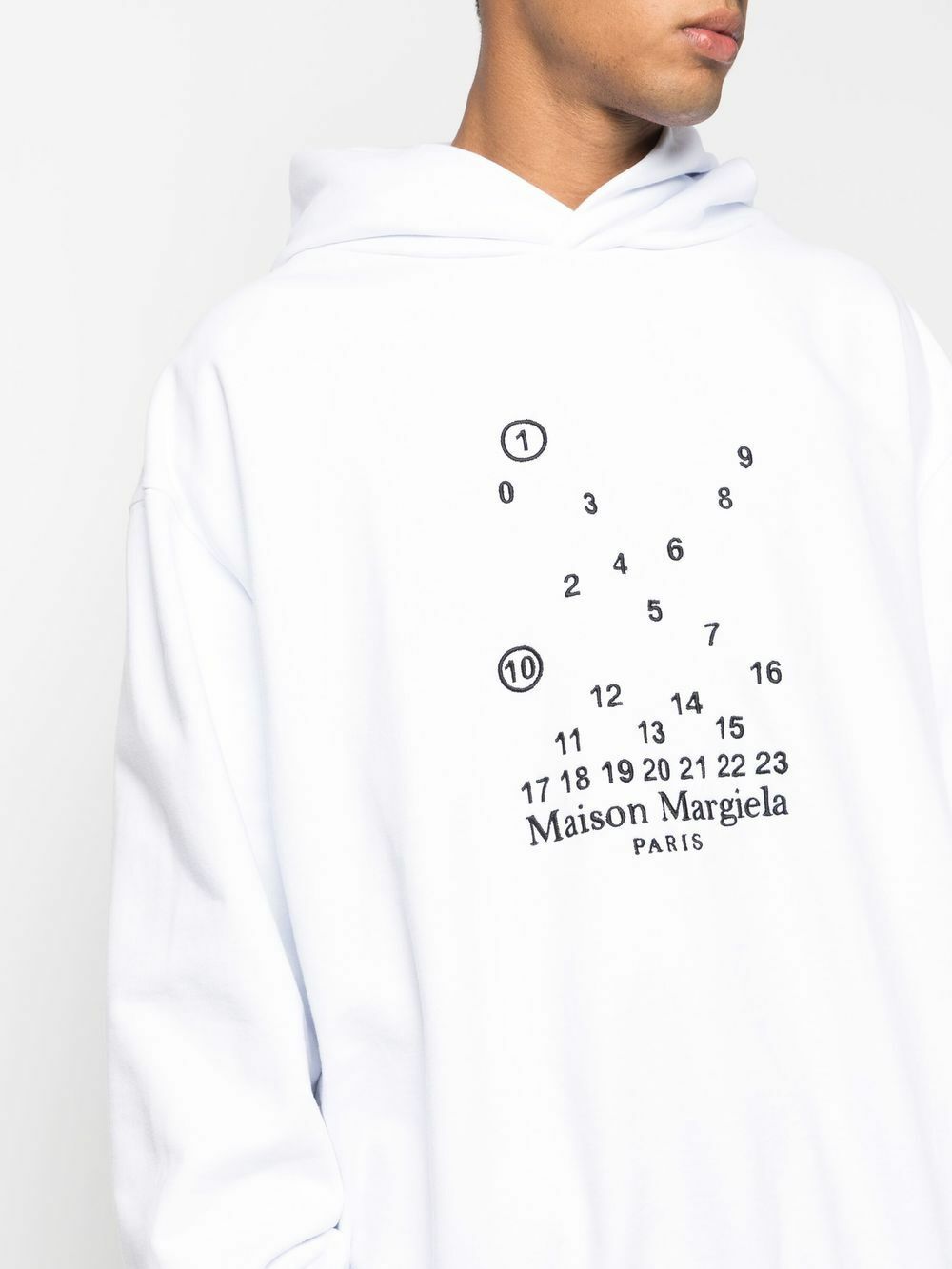 MAISON MARGIELA - Printed Cotton Hoodie Maison Margiela