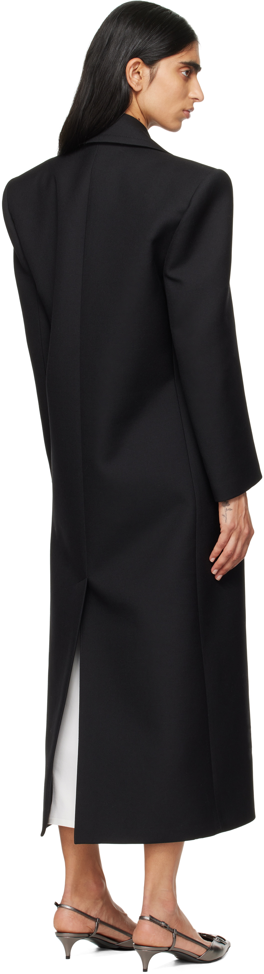 Valentino Black Compact Coat