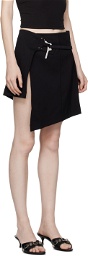 HELIOT EMIL Black Caliche Miniskirt