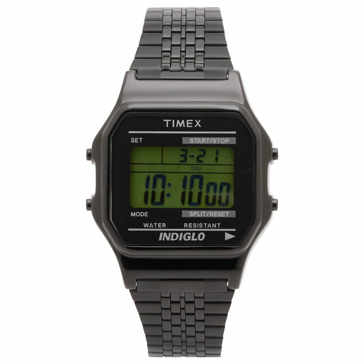 Photo: END. x Timex T80 Everyday Black in Black Case And Bracelet/Black Mask 