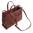 Telfar Burgundy Medium Shopping Tote