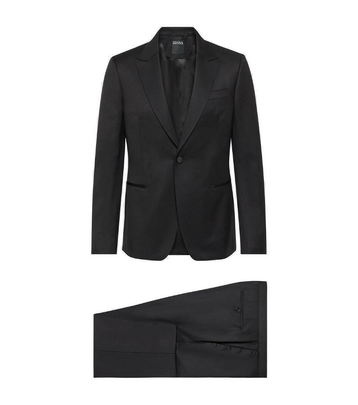 Photo: Zegna Single-breasted wool and mohair tuxedo