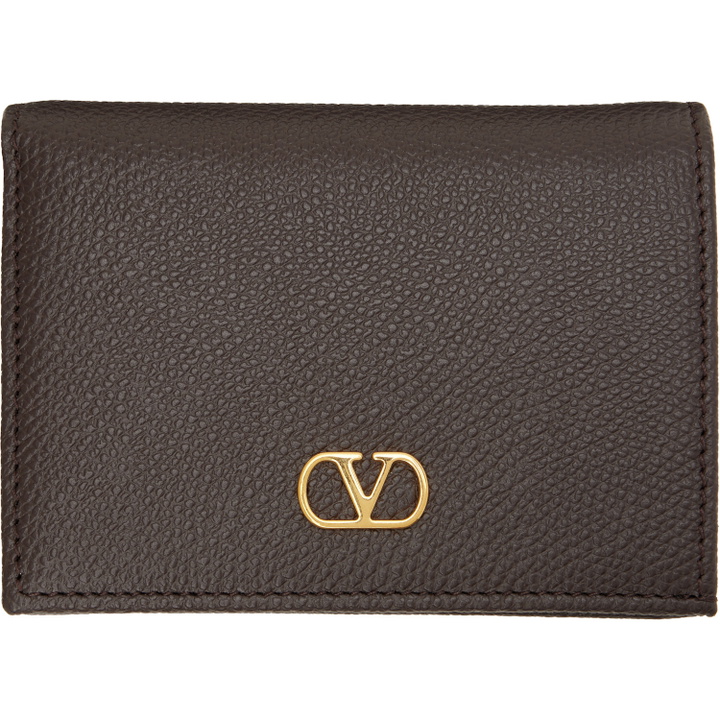 Photo: Valentino Garavani Brown VLogo Signature Wallet