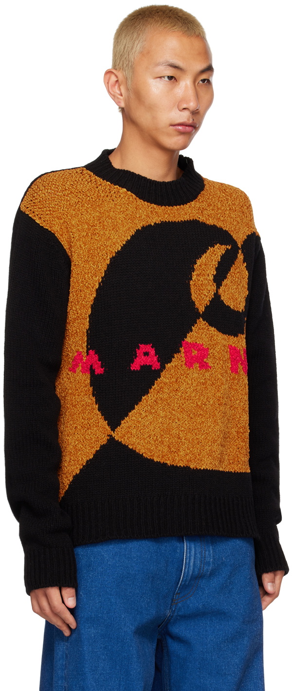 Marni Black Carhartt WIP Edition Graphic Sweater Marni