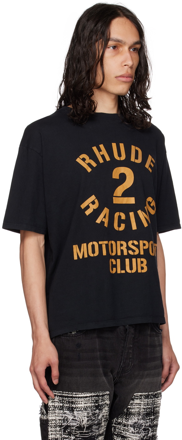 Rhude Black 'Desperado Motorsport' T-Shirt Rhude