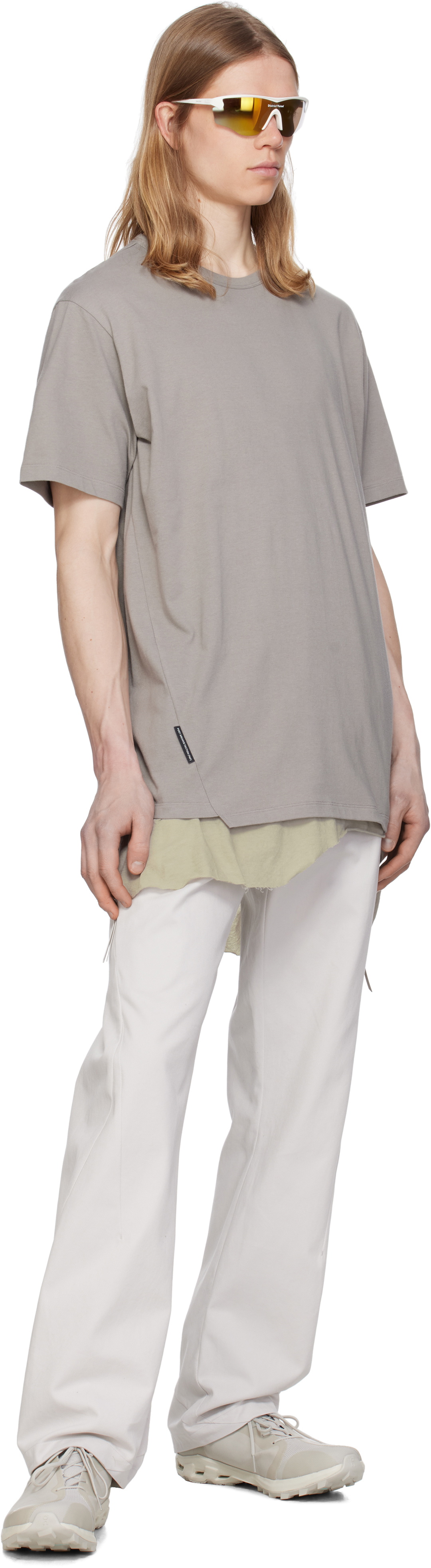 POST ARCHIVE FACTION (PAF) Gray 8.0 Center T-shirt Post Archive