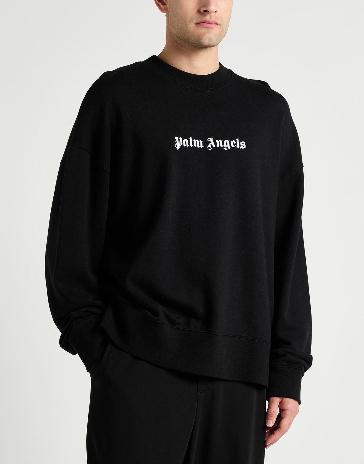 Palm Angels Mens Sweatshirt in Black