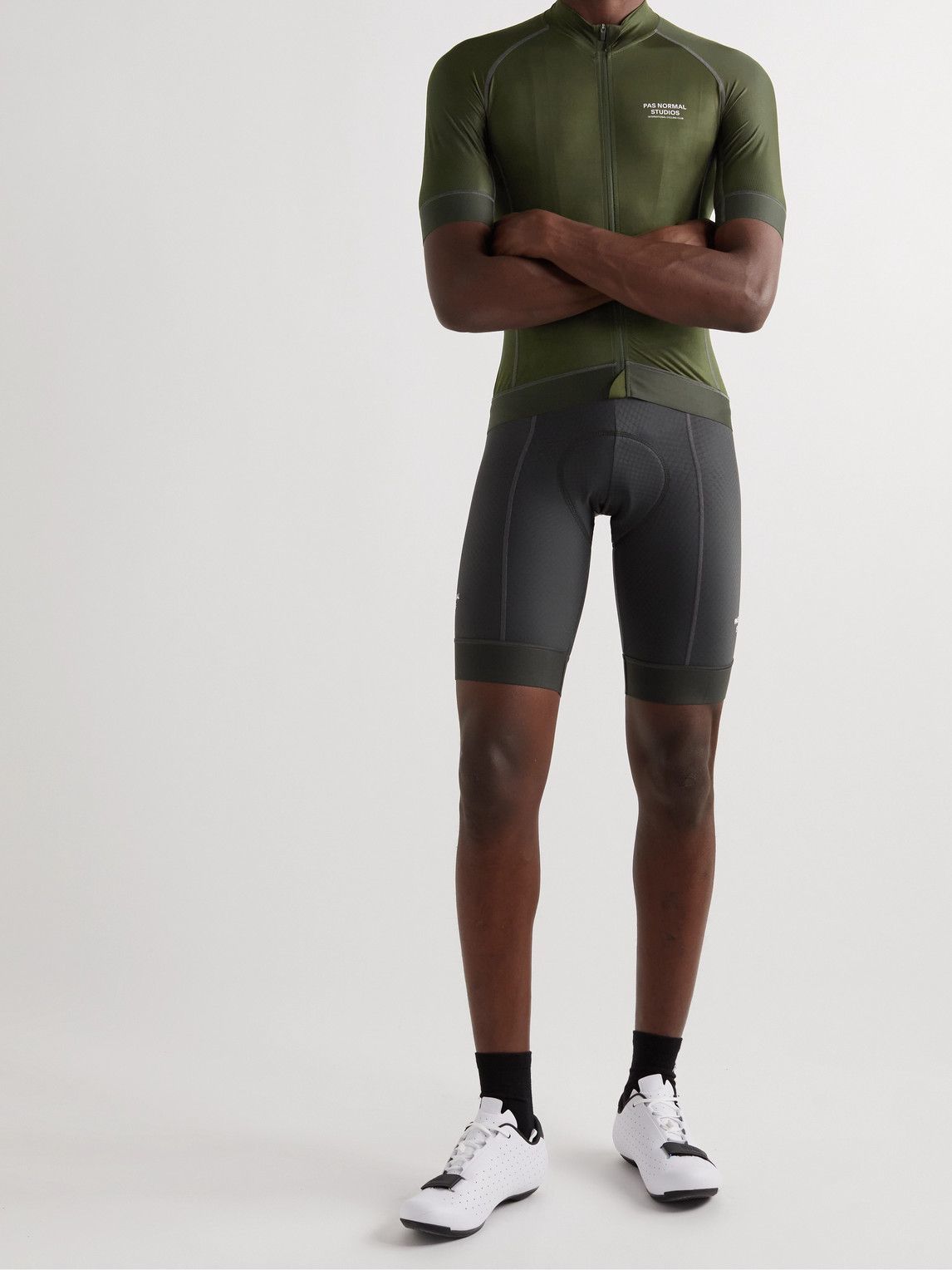 Pas Normal Studios - Mechanism Logo-Print Cycling Jersey - Green