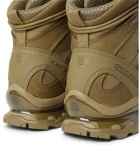 Salomon - Quest 4D GTX Advanced Rubber-Trimmed Suede and GORE-TEX Hiking Boots - Brown