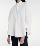 Alexander McQueen Cotton-poplin blouse