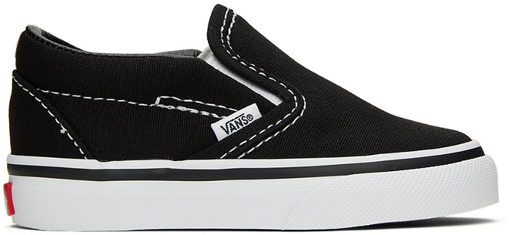 Photo: Vans Baby Black Classic Slip-On Sneakers