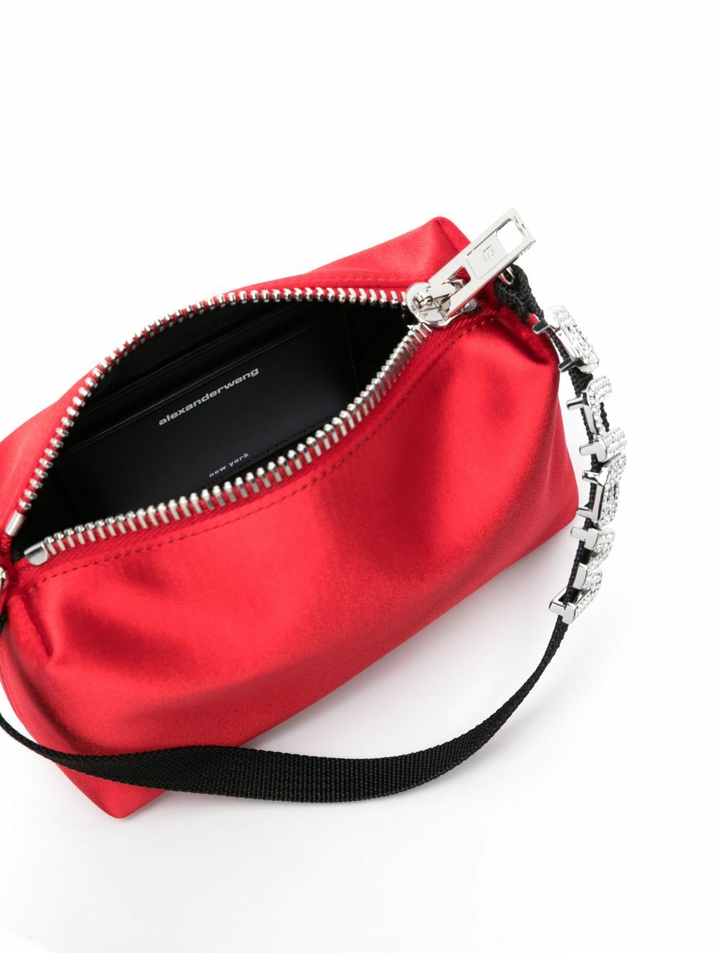 Alexander Wang Red Heiress Satin Shoulder Bag Alexander Wang