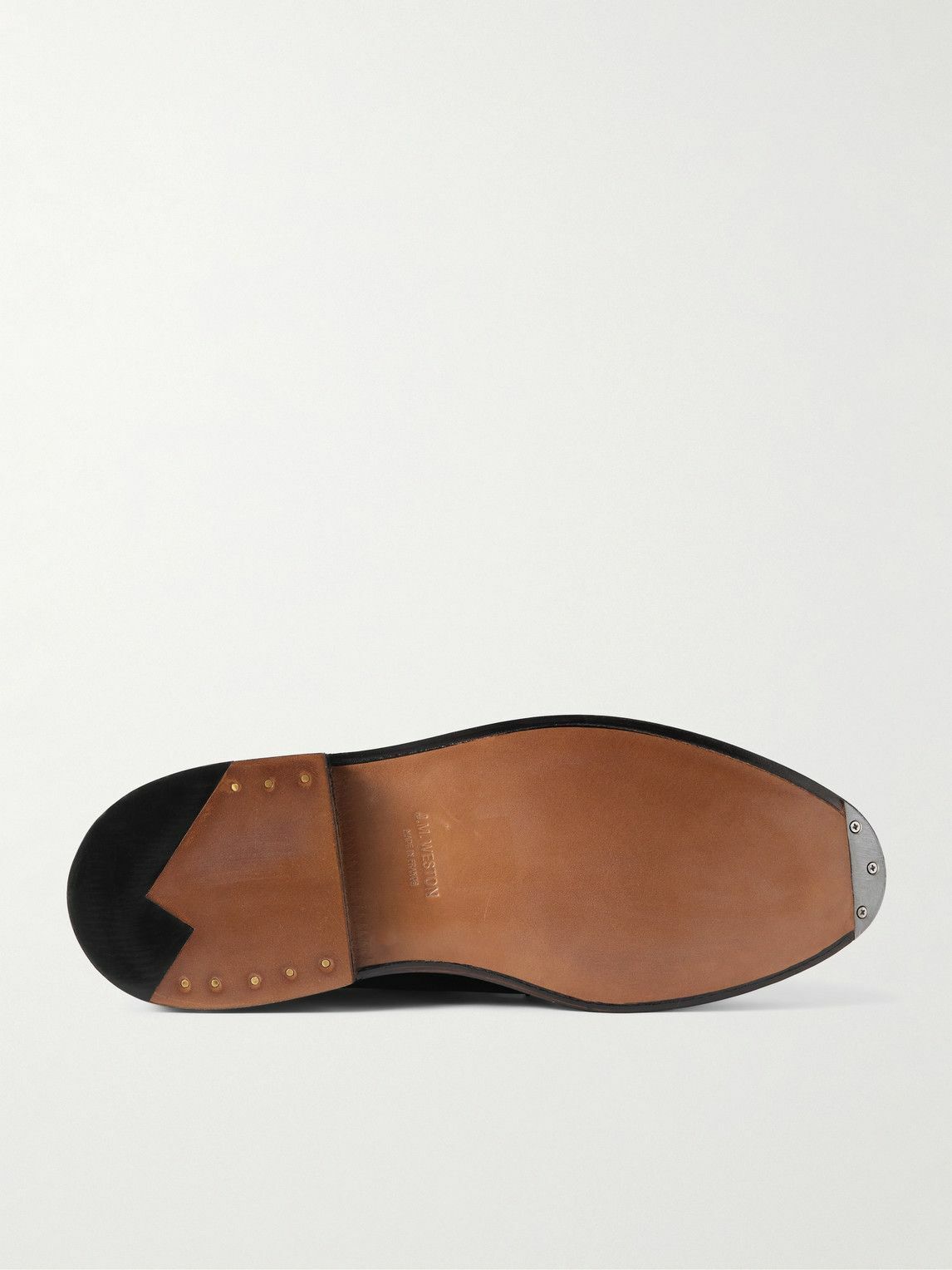 J.M. Weston - Leather Derby Shoes - Black