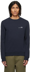 A.P.C. Navy Item Sweatshirt