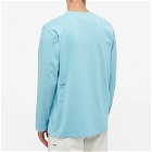 Pangaia Long Sleeve Organic Cotton T-Shirt in Celestial Blue