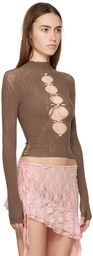 Poster Girl Brown Zenobia Sweater