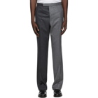 Thom Browne Grey Wool Super 120s Funmix Trousers