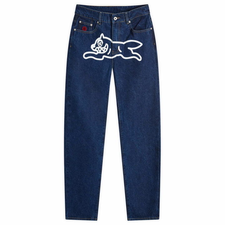 Photo: ICECREAM Men's Running Dog Denim Jeans in Indigo