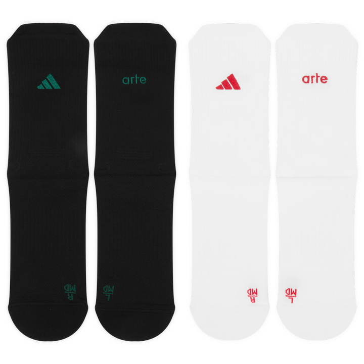 Photo: Adidas X Arte Socks in Black/White