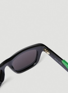 Bottega Veneta - Square Sunglasses in Black