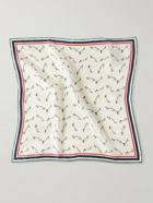 GUCCI - Printed Silk-Twill Pocket Square