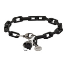 Alexander McQueen Black Divided Skull Bracelet