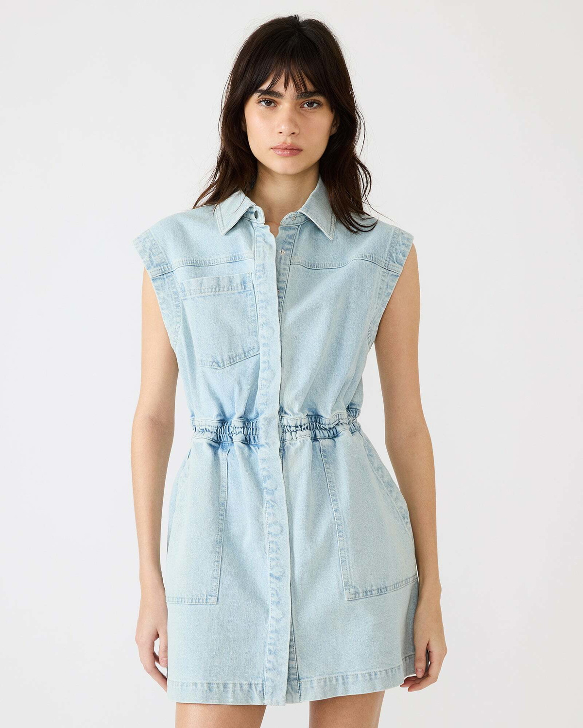 Steve Madden Robbie Dress in Denim