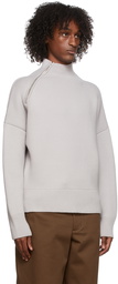 Jacquemus Grey La Maille Jannu Turtleneck