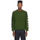 Kenzo Green Wool Kenzo Paris Sweatshirt