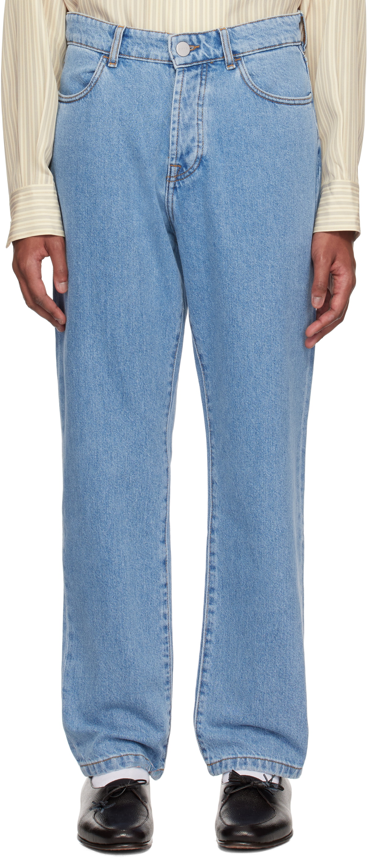 Róhe Blue Straight Leg Jeans