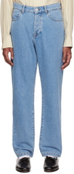 Róhe Blue Straight Leg Jeans