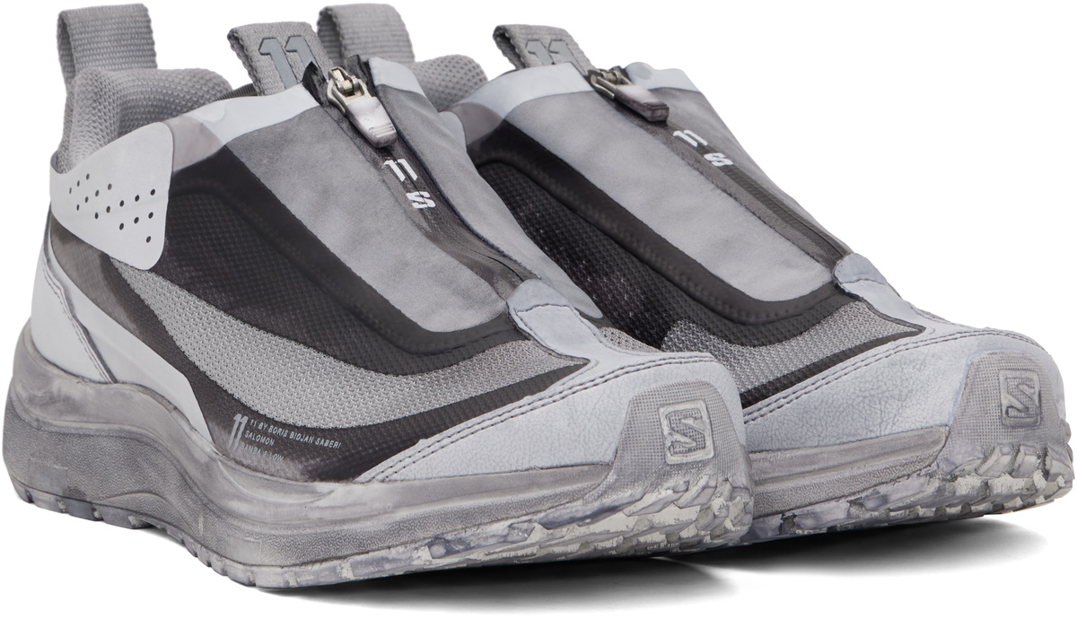 スニーカー BORIS BIDJAN SABERI Men Sneakers FBAMBA11LIGHTGREY Grey 11 by Boris Bidjan Saberi Gray Salomon Edition Bamba 2 Low