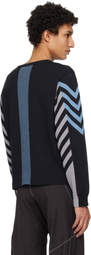 Kiko Kostadinov Gray & Black Gizi Panelled Sweater
