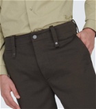 Burberry Cotton twill straight pants