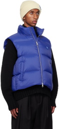 ADER error Blue TRS Tag 01 Puffer Down Vest