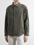 FRAME - Cotton-Corduroy Shirt - Gray