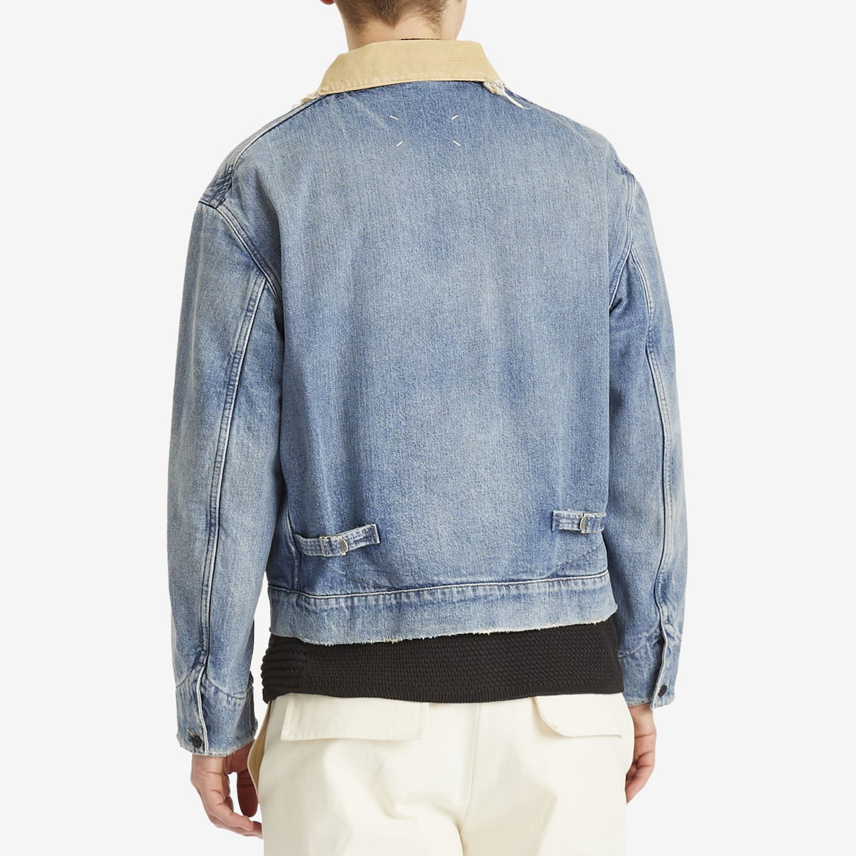 Maison Margiela Men's Denim Jacket in Iight Blue