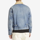 Maison Margiela Men's Denim Jacket in Iight Blue