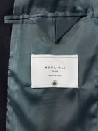 Boglioli - Shawl-Lapel Virgin Wool-Blend Tuxedo Jacket - Blue