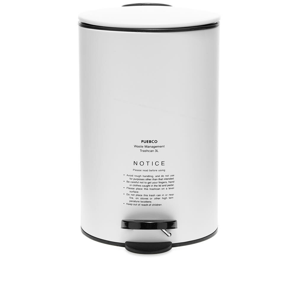 Photo: Puebco Trash Can in White