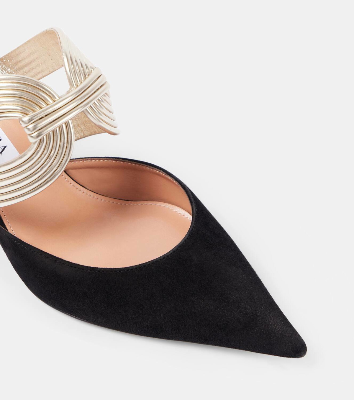 【Aquazzura】 Esencia 50スエードミュール Aquazzura Esencia 50 suede mules Aquazzura