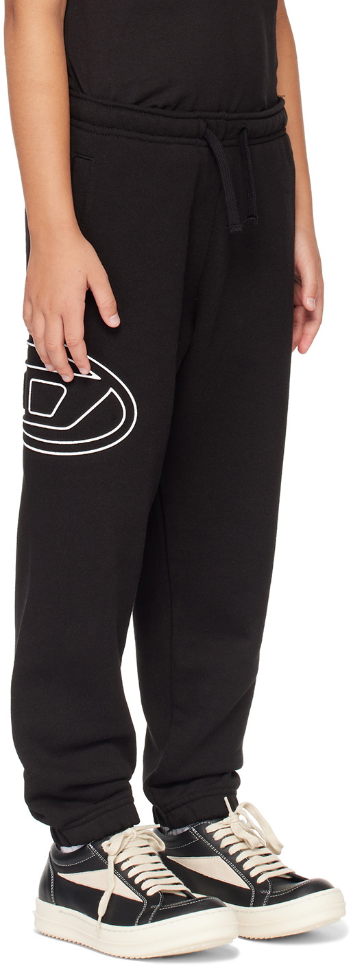 Diesel Kids Logo Joggers in Black
