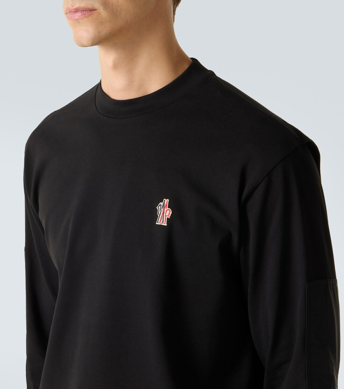 Moncler Grenoble Après Ski cotton-blend jersey T-shirt