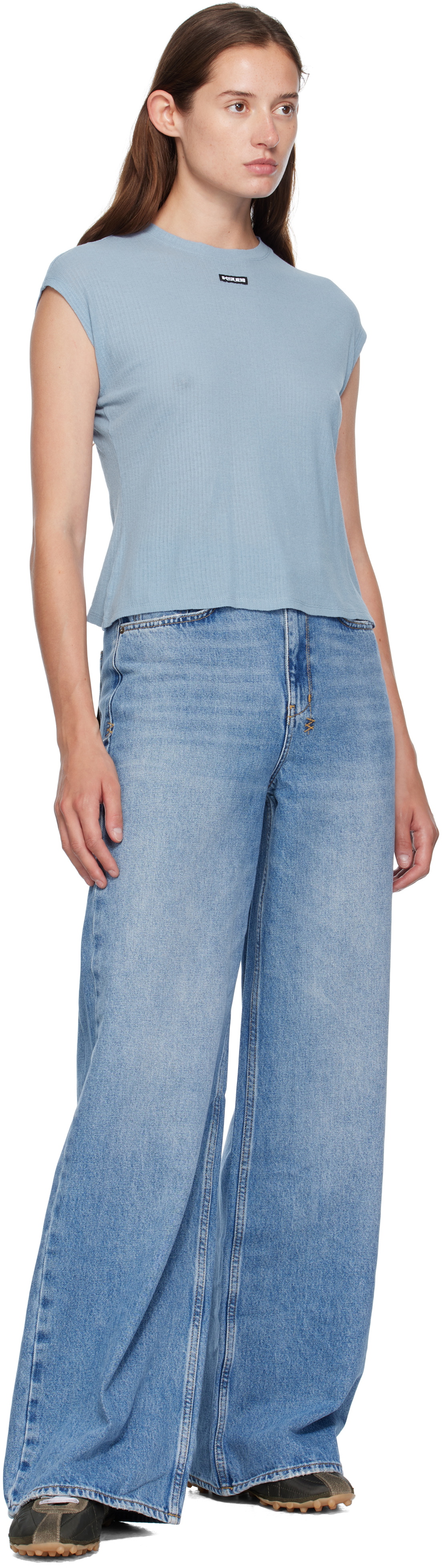 Ksubi Blue Baggy Strider Horizon Jeans