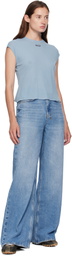 Ksubi Blue Baggy Strider Horizon Jeans