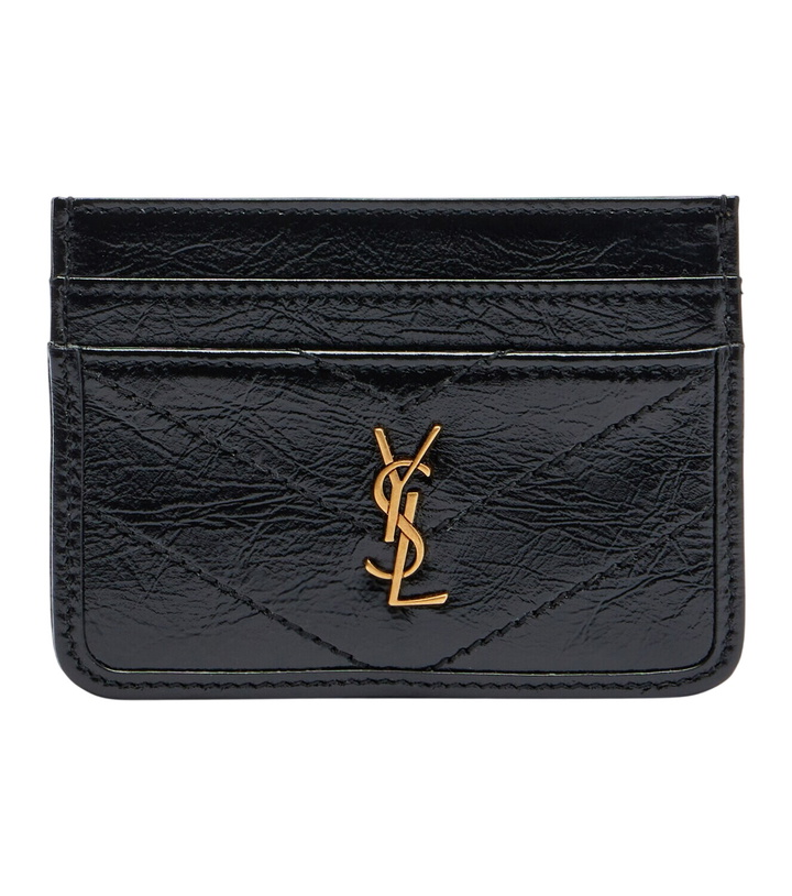 Photo: Saint Laurent Niki patent leather card holder