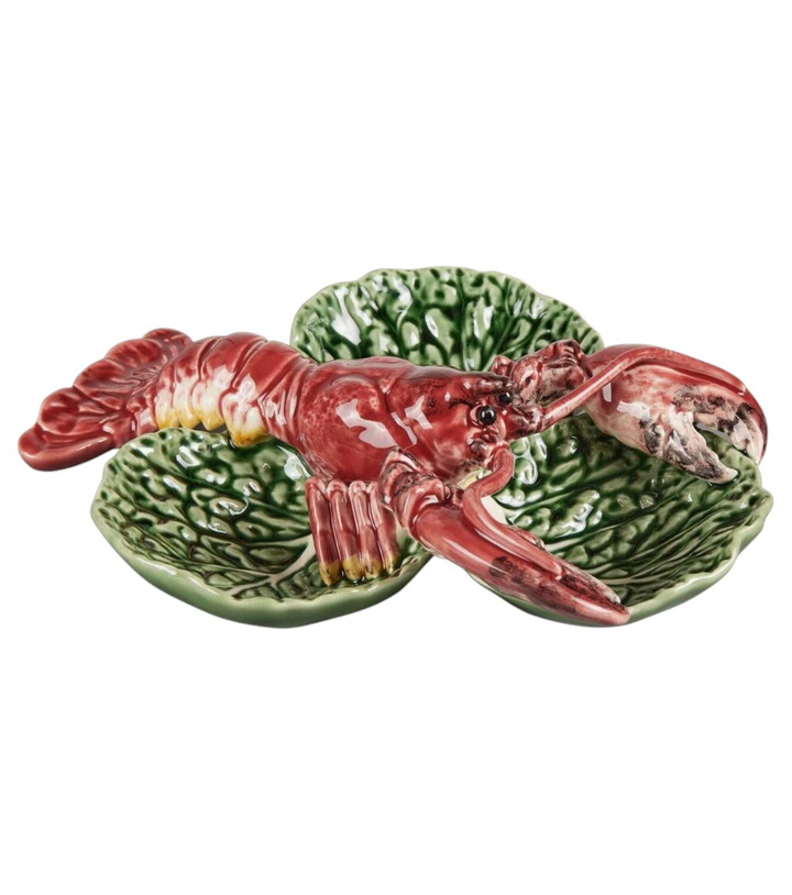 Photo: Bordallo Pinheiro Cabbage With Lobsters Small appetizer plate