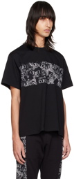 Versace Jeans Couture Black Paneled T-Shirt