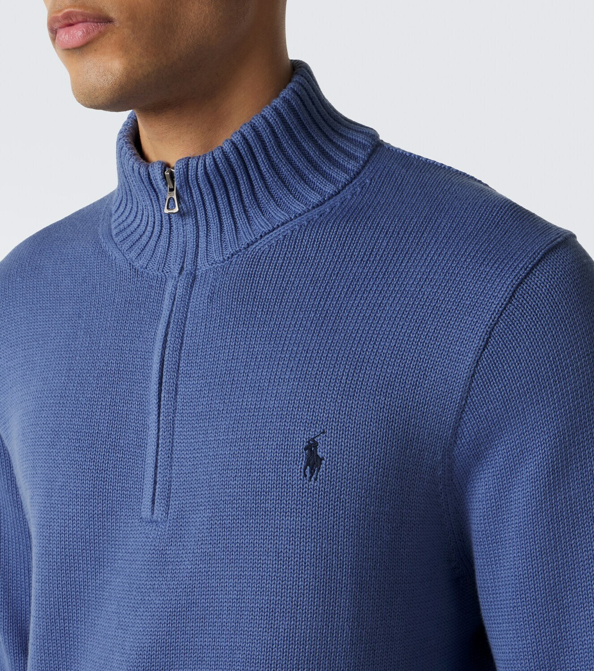Polo Ralph Lauren Pony cotton half-zip sweater