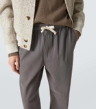Frame Cotton straight pants